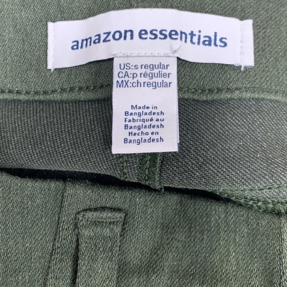 Amazon Essentials Womens Small Regular Green Cott… - image 5